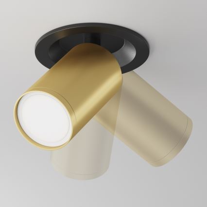 Maytoni C048CL-U-1BMG - Спот за вграждане FOCUS 1xGU10/10W/230V златист