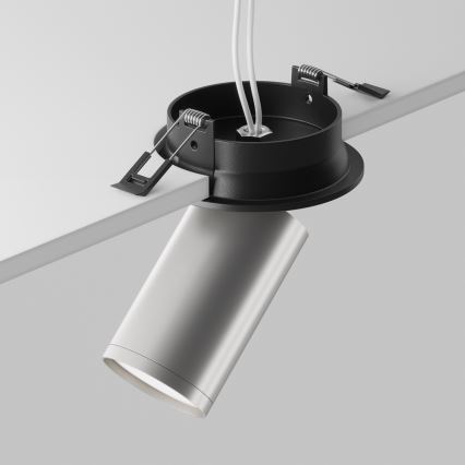 Maytoni C048CL-U-1BS - Спот за вграждане FOCUS 1xGU10/10W/230V матов хром