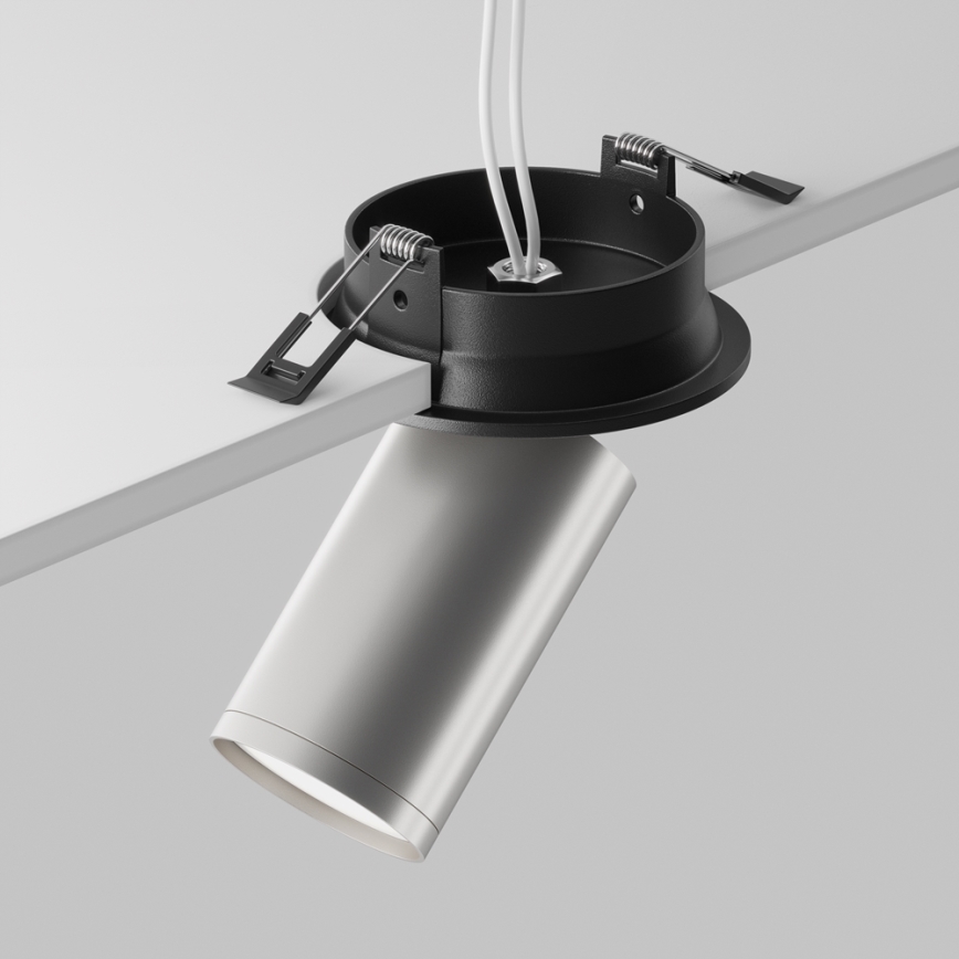 Maytoni C048CL-U-1BS - Спот за вграждане FOCUS 1xGU10/10W/230V матов хром