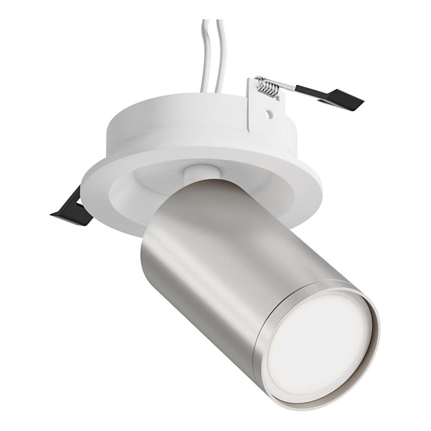 Maytoni C048CL-U-1WS - Спот за вграждане FOCUS 1xGU10/10W/230V лъскав хром
