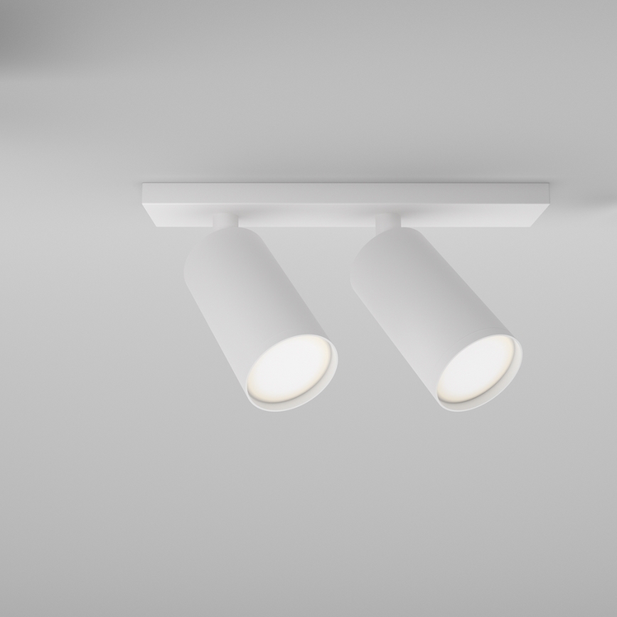 Maytoni C051CL-U-2W - Точково осветително тяло FOCUS 2xGU10/10W/230V бяло