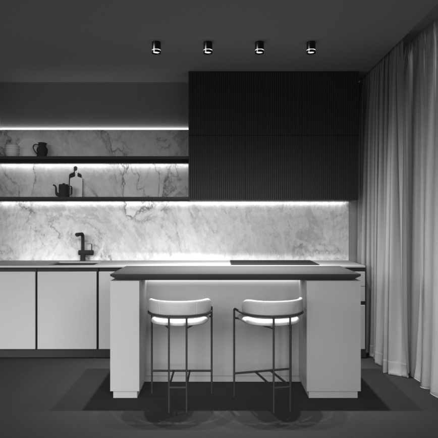 Maytoni C085CL-9W3K-B - LED Спот ORLO LED/9W/230V CRI 90 3000K черен