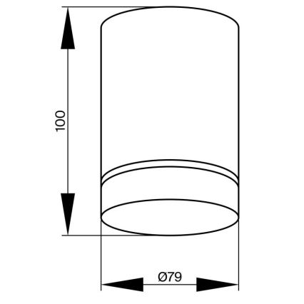 Maytoni C085CL-9W3K-B - LED Спот ORLO LED/9W/230V CRI 90 3000K черен