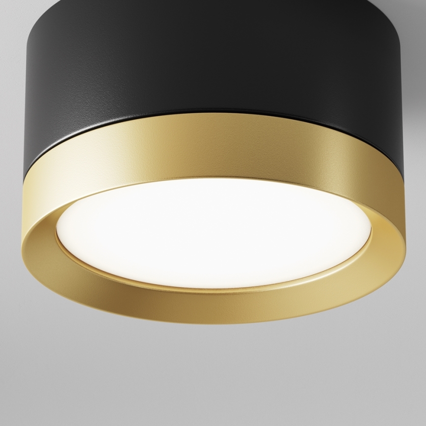 Maytoni C086CL-GX53-SRD-BG - Спот HOOP 1xGX53/15W/230V черен/златист
