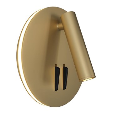 Maytoni C176-WL-01-6W-MG - LED Стенен спот IOS LED/9W/230V златист