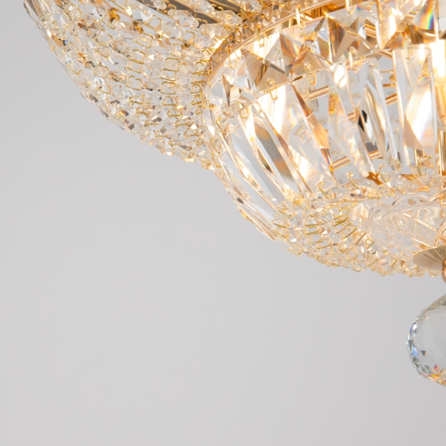 Maytoni DIA100-CL-12-G - Плафон BASFOR 12xE14/60W/230V златист