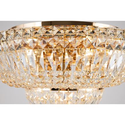 Maytoni DIA100-CL-12-G - Плафон BASFOR 12xE14/60W/230V златист