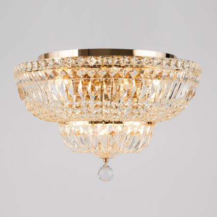 Maytoni DIA100-CL-12-G - Плафон BASFOR 12xE14/60W/230V златист