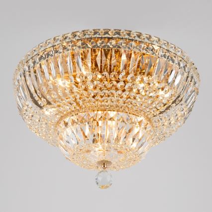 Maytoni DIA100-CL-12-G - Плафон BASFOR 12xE14/60W/230V златист