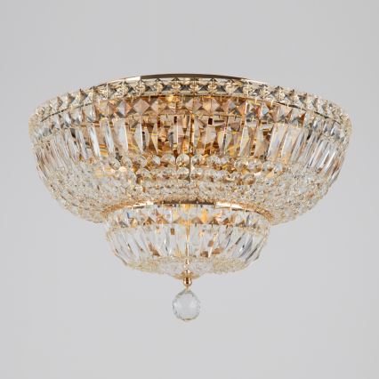 Maytoni DIA100-CL-12-G - Плафон BASFOR 12xE14/60W/230V златист