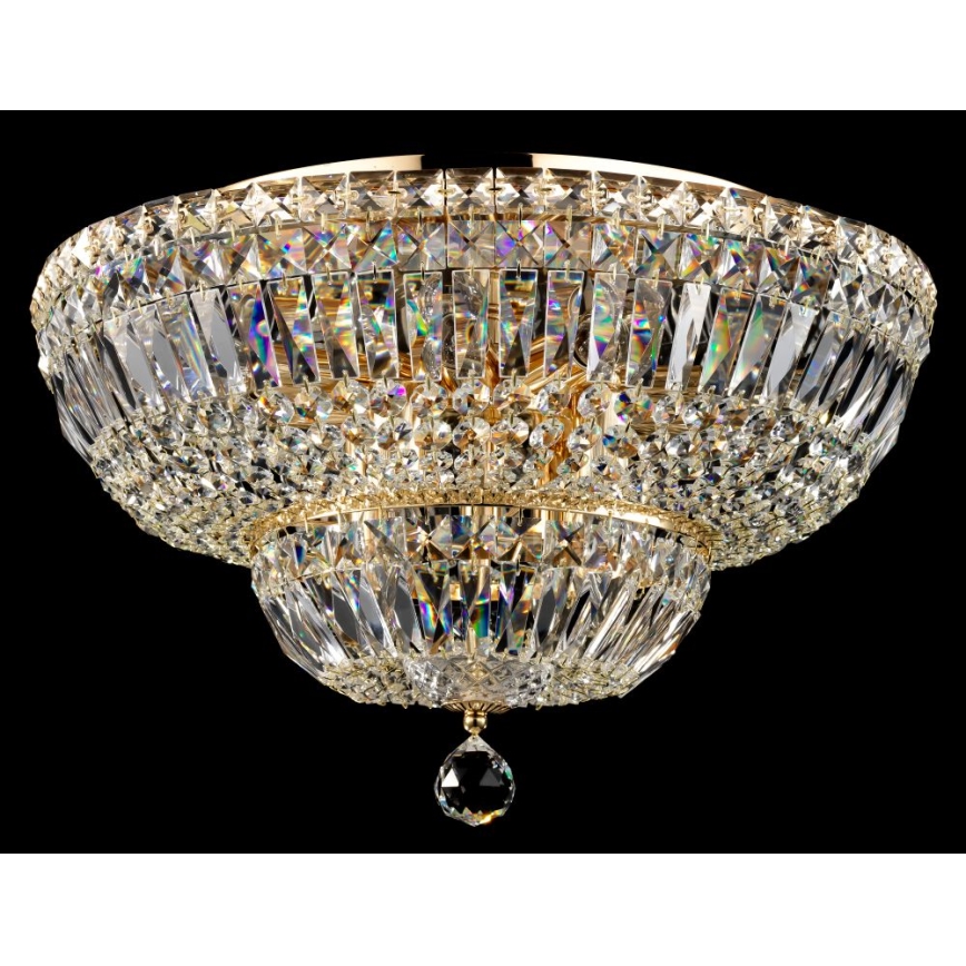 Maytoni DIA100-CL-12-G - Плафон BASFOR 12xE14/60W/230V златист