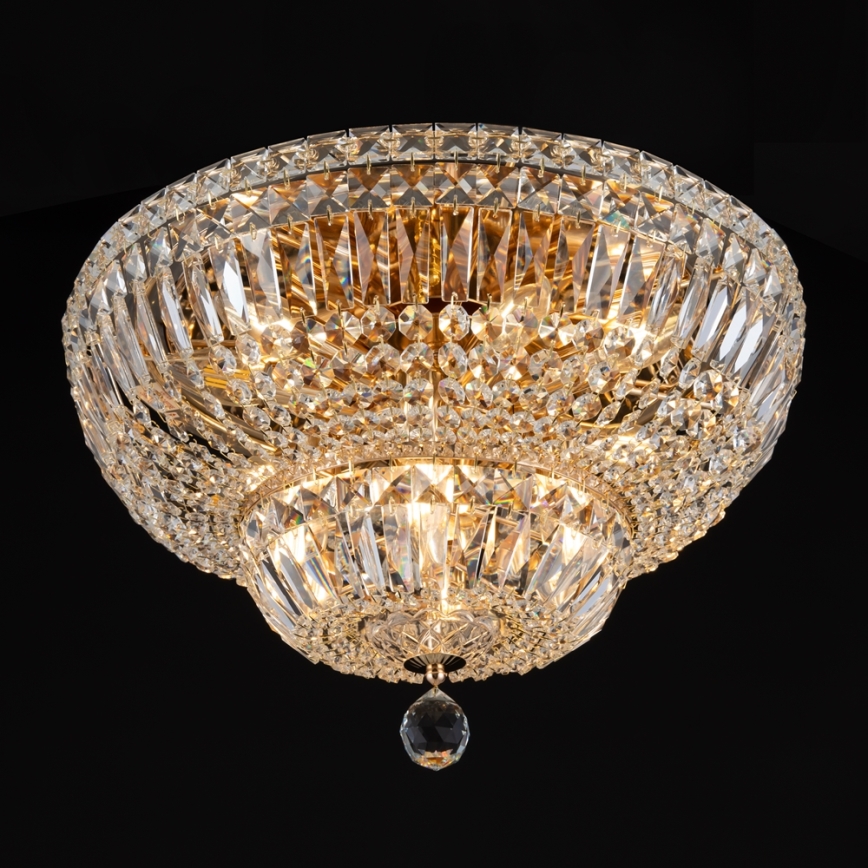Maytoni DIA100-CL-12-G - Плафон BASFOR 12xE14/60W/230V златист
