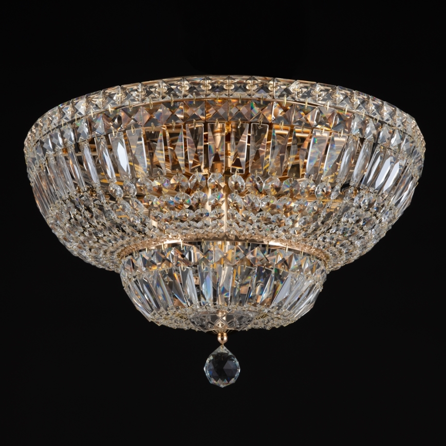 Maytoni DIA100-CL-12-G - Плафон BASFOR 12xE14/60W/230V златист