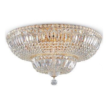 Maytoni DIA100-CL-16-G - Плафон BASFOR 16xE14/60W/230V златист