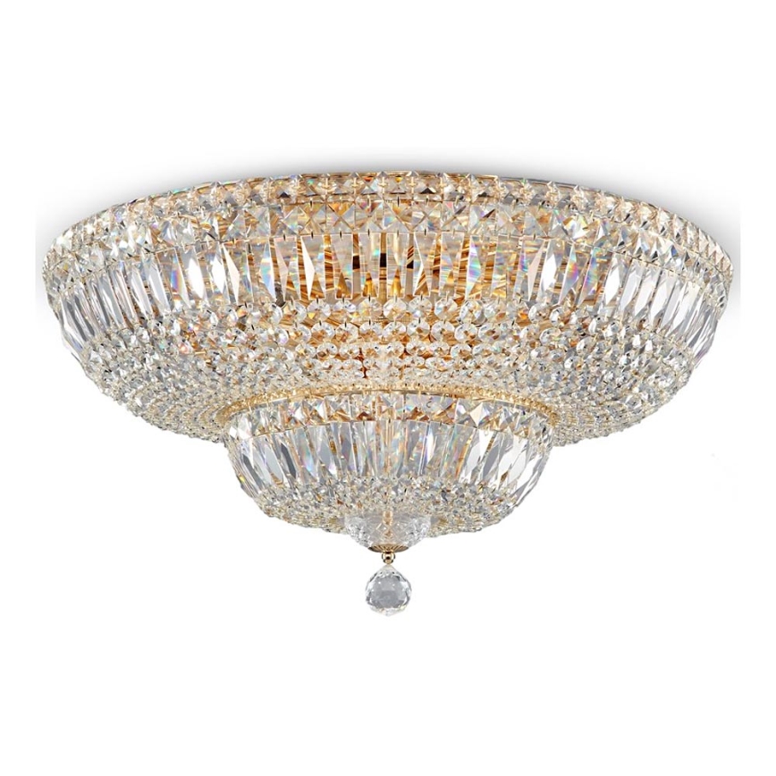 Maytoni DIA100-CL-16-G - Плафон BASFOR 16xE14/60W/230V златист