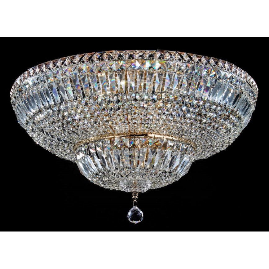 Maytoni DIA100-CL-16-G - Плафон BASFOR 16xE14/60W/230V златист