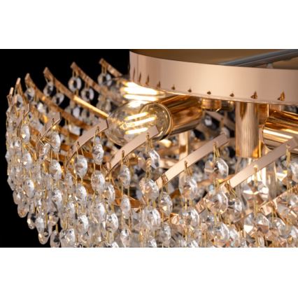 Maytoni DIA120-09-G - Плафон KAROLINA 9xE14/40W/230V