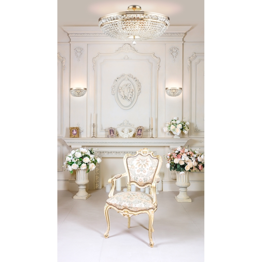 Maytoni DIA700-CL-12-G - Плафон OTTILIA 12xE14/60W/230V