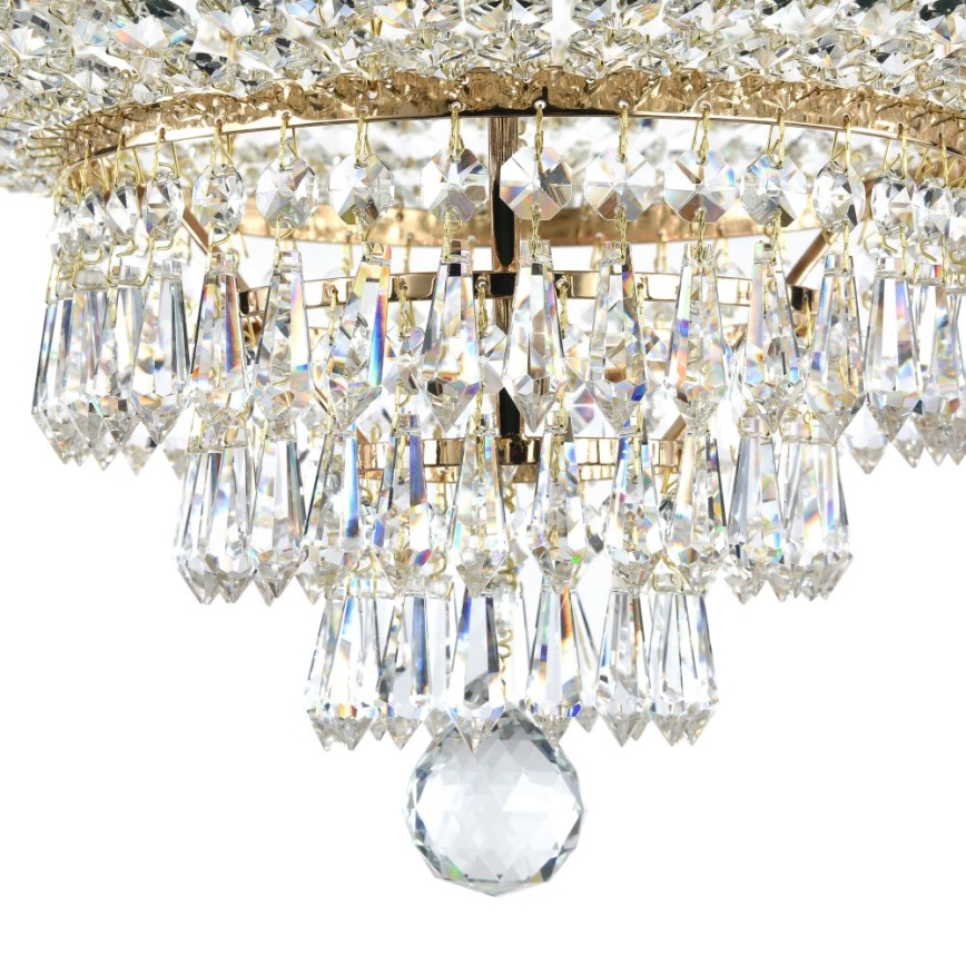 Maytoni DIA890-CL-18-G - Полилей за повърхностен монтаж PALACE 18xE27/60W/230V