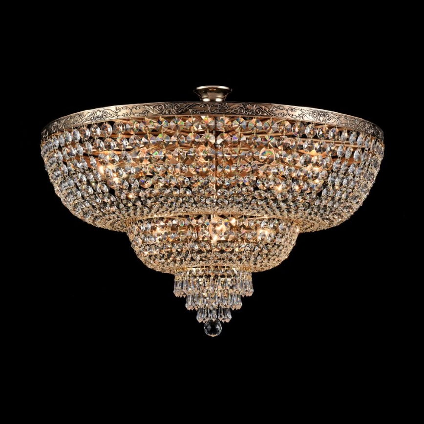 Maytoni DIA891-CL-14-G - Полилей за повърхностен монтаж PALACE 14xE27/60W/230V