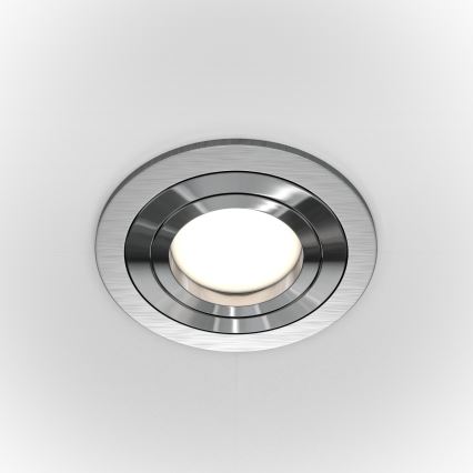 Maytoni DL023-2-01S - Спот за вграждане ATOM 1xGU10/50W/230V матов хром