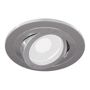 Maytoni DL023-2-01S - Спот за вграждане ATOM 1xGU10/50W/230V матов хром