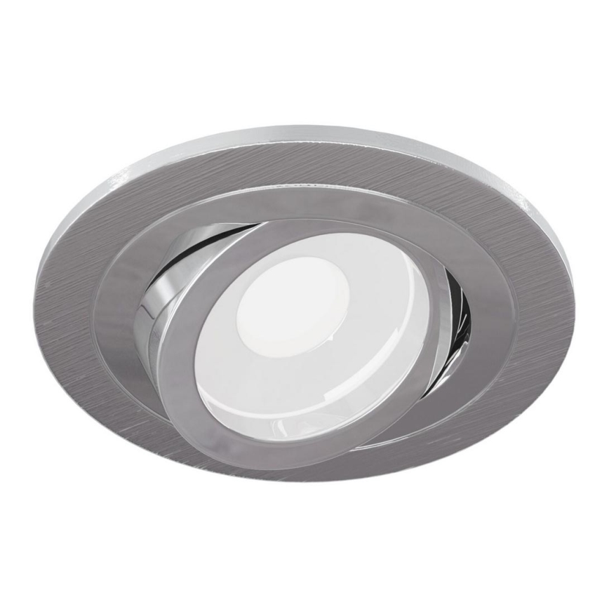 Maytoni DL023-2-01S - Спот за вграждане ATOM 1xGU10/50W/230V матов хром