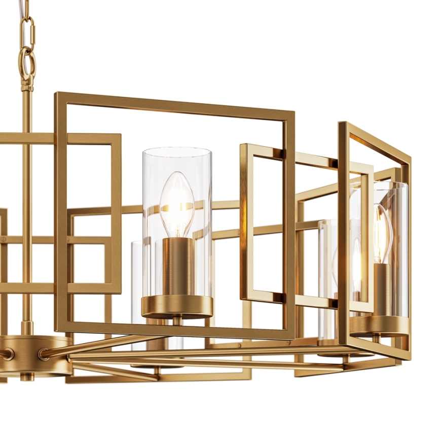 Maytoni H009PL-08G - Пендел BOWI 8xE14/40W/230V