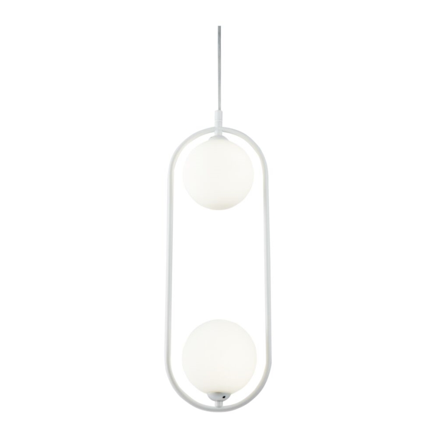 Maytoni MOD013PL-02W - Пендел RING 2xG9/25W/230V бял