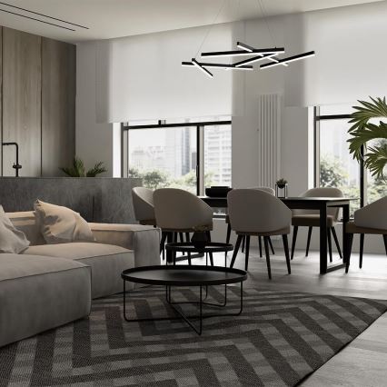 Maytoni MOD016PL-L75B - LED Пендел LINE LED/79W/230V черен