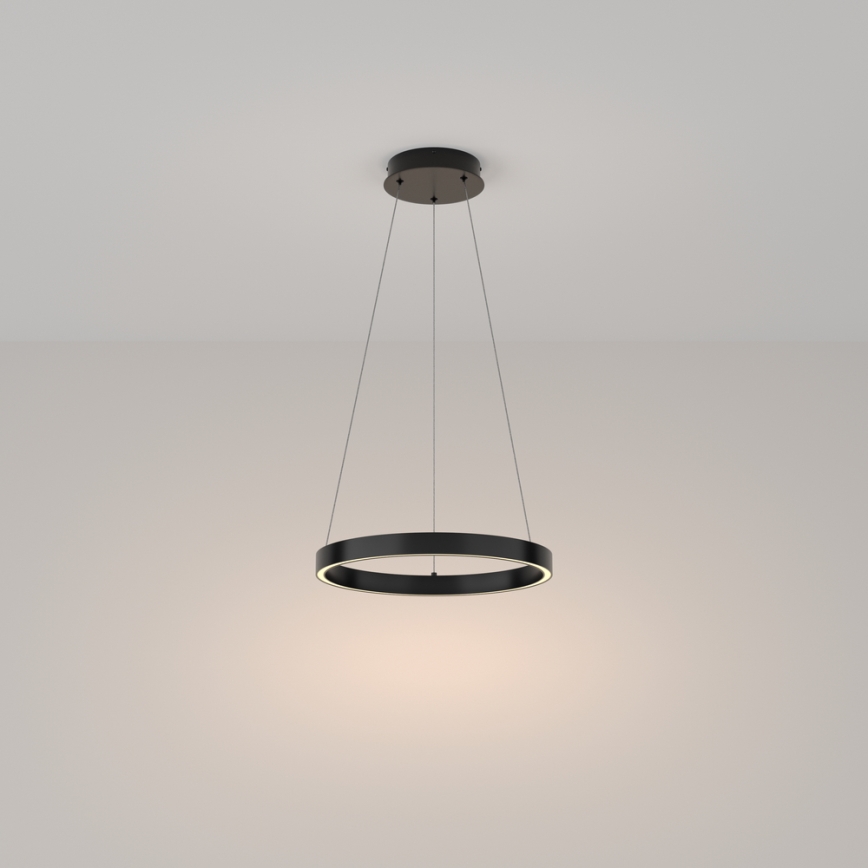 Maytoni MOD058PL-L22B3K - LED Пендел RIM LED/25W/230V 3000K Ø 40 см черен