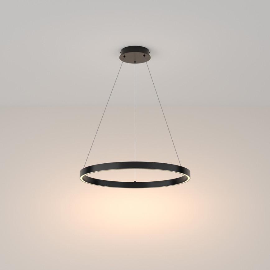 Maytoni MOD058PL-L32B3K - LED Пендел RIM LED/37W/230V 3000K Ø 60 см черен