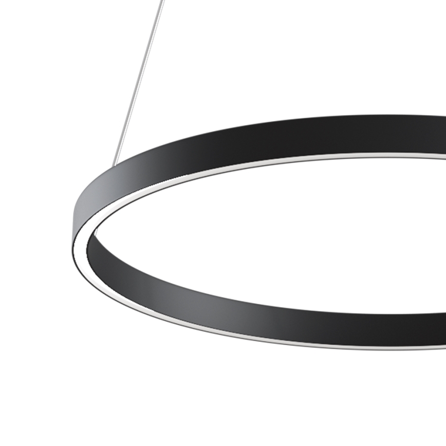 MOD058PL-L32B4K - LED Пендел RIM LED/37W/230V 4000K Ø 60 см черен