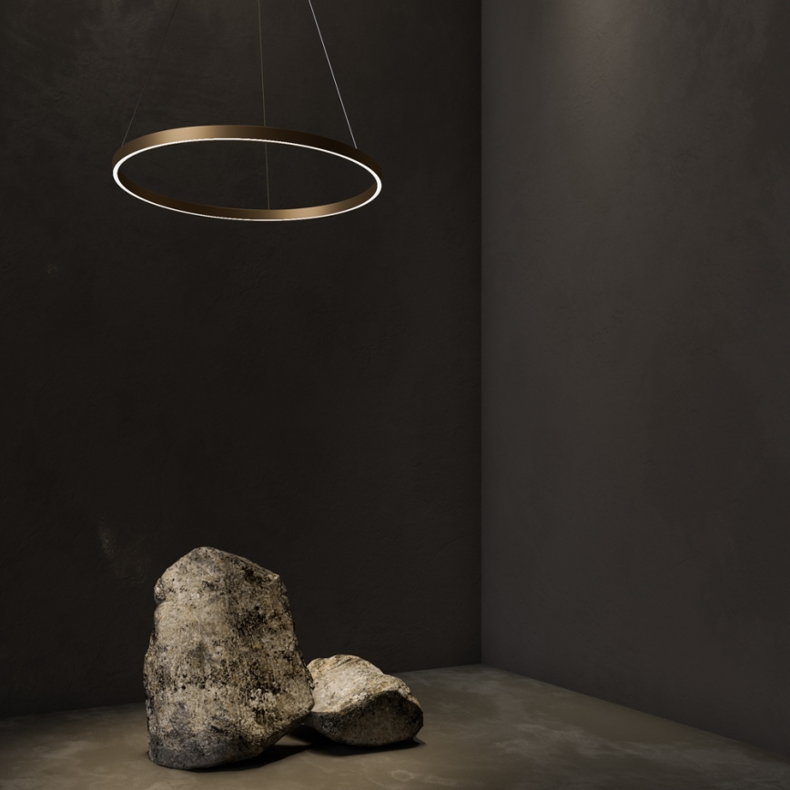 Maytoni MOD058PL-L32BS4K - LED Пендел RIM LED/37W/230V 4000K Ø 60 см златист
