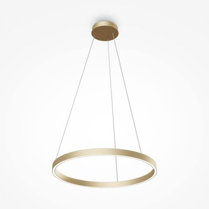 Maytoni MOD058PL-L32BS4K - LED Пендел RIM LED/37W/230V 4000K Ø 60 см златист