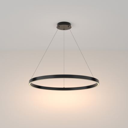 Maytoni MOD058PL-L42B3K - LED Пендел RIM LED/51W/230V 3000K Ø 80 см черен