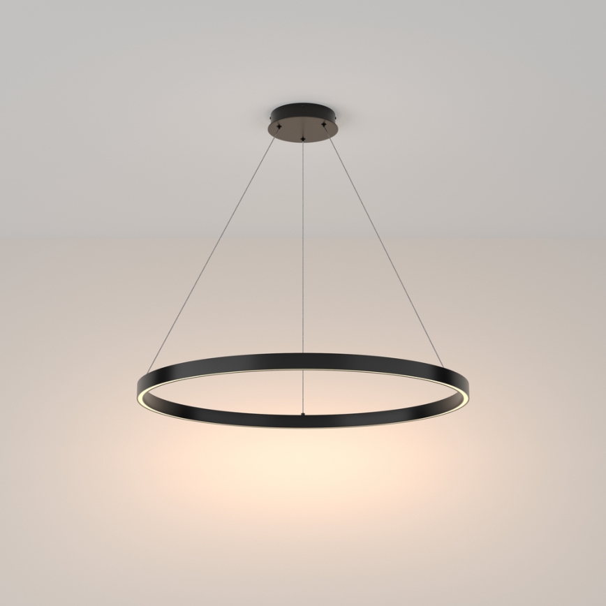 Maytoni MOD058PL-L42B3K - LED Пендел RIM LED/51W/230V 3000K Ø 80 см черен
