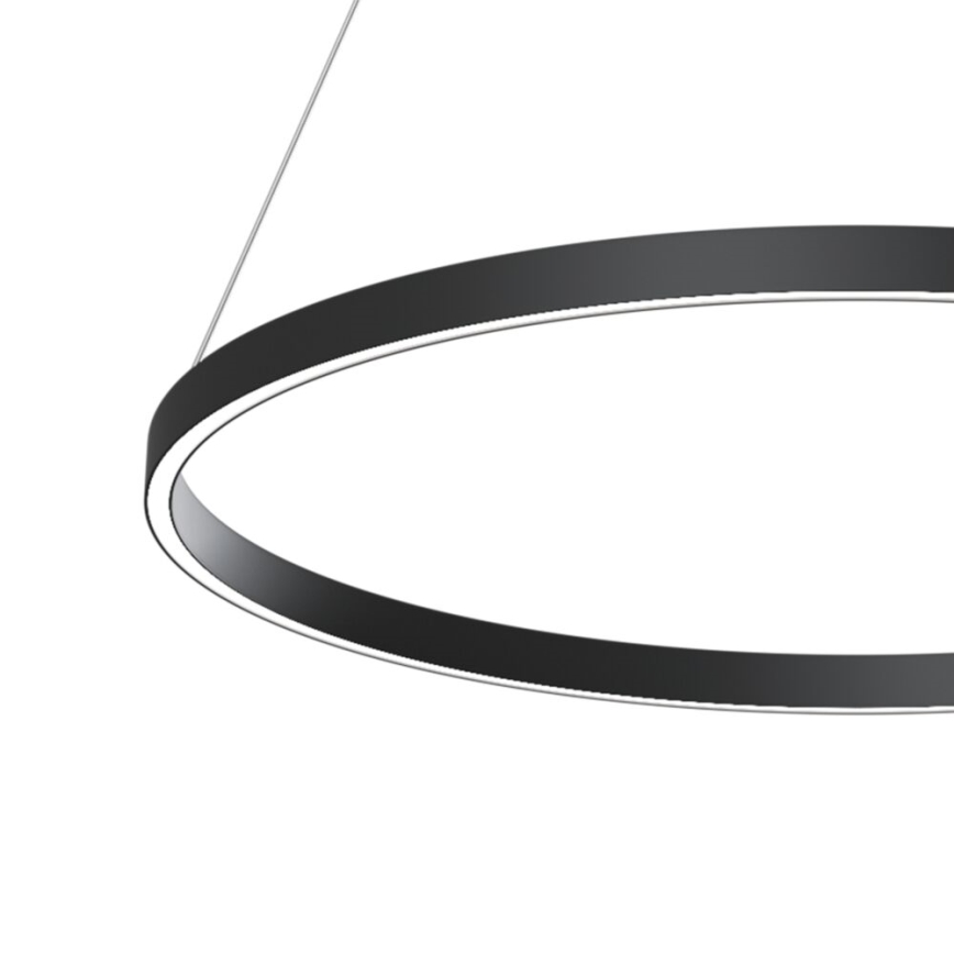 Maytoni MOD058PL-L42B3K - LED Пендел RIM LED/51W/230V 3000K Ø 80 см черен