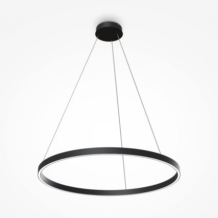 Maytoni MOD058PL-L42B4K - LED Пендел RIM LED/51W/230V 4000K Ø 80 см черен