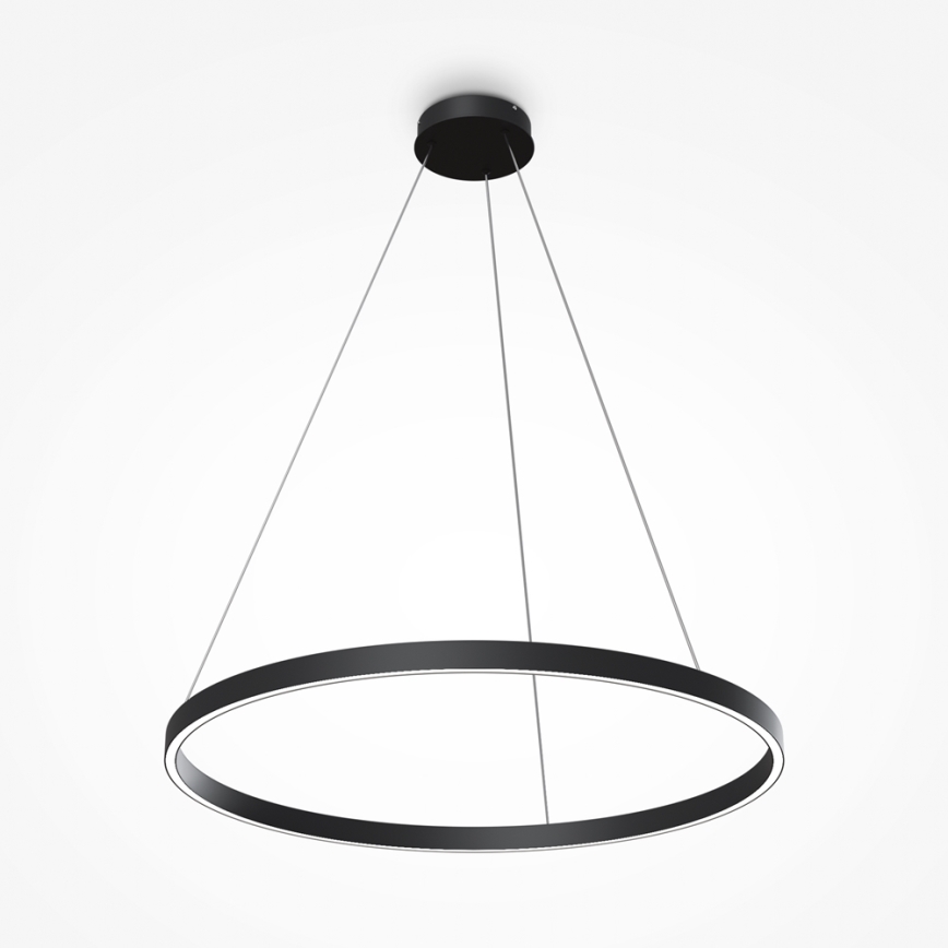 Maytoni MOD058PL-L42B4K - LED Пендел RIM LED/51W/230V 4000K Ø 80 см черен