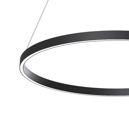 Maytoni MOD058PL-L42B4K - LED Пендел RIM LED/51W/230V 4000K Ø 80 см черен