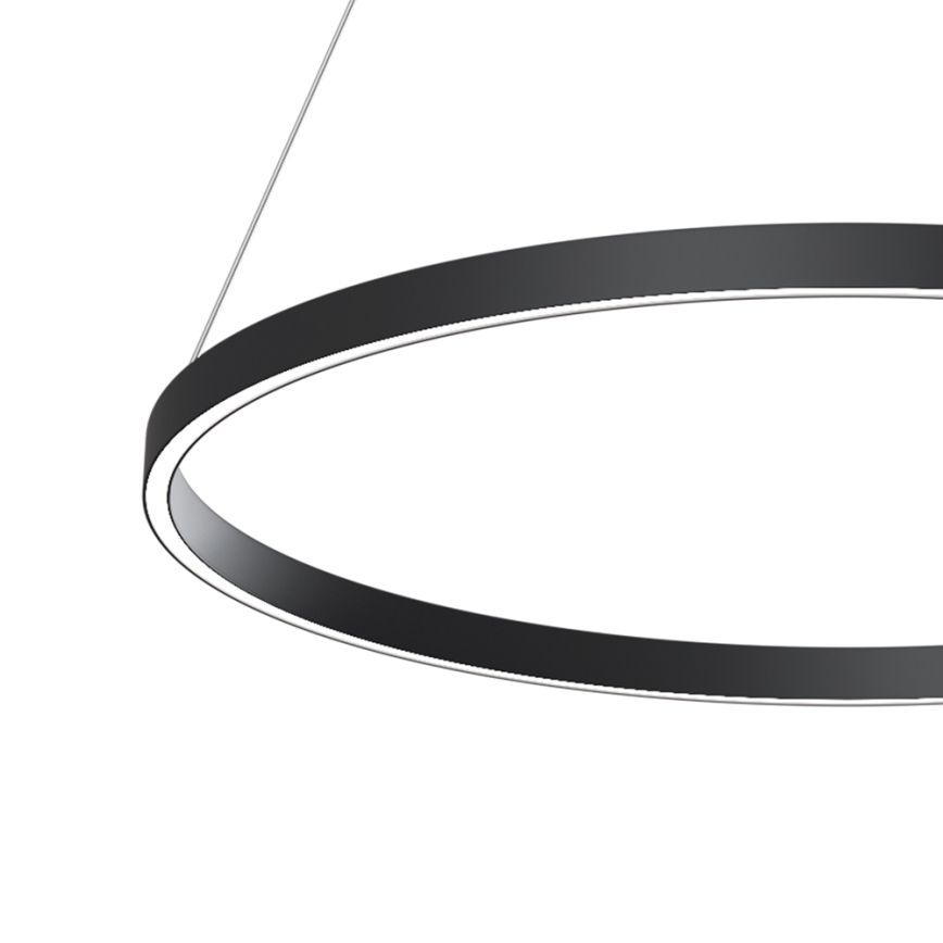 Maytoni MOD058PL-L42B4K - LED Пендел RIM LED/51W/230V 4000K Ø 80 см черен