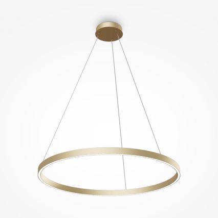 Maytoni MOD058PL-L42BS4K - LED Пендел RIM LED/51W/230V 4000K Ø 80 см златист