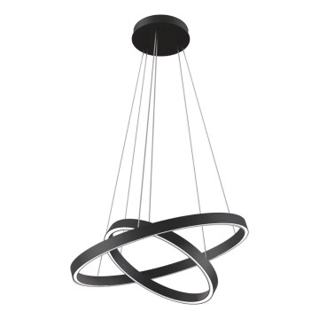 Maytoni MOD058PL-L55B3K - LED Пендел RIM LED/61W/230V 3000K Ø 60 см черен