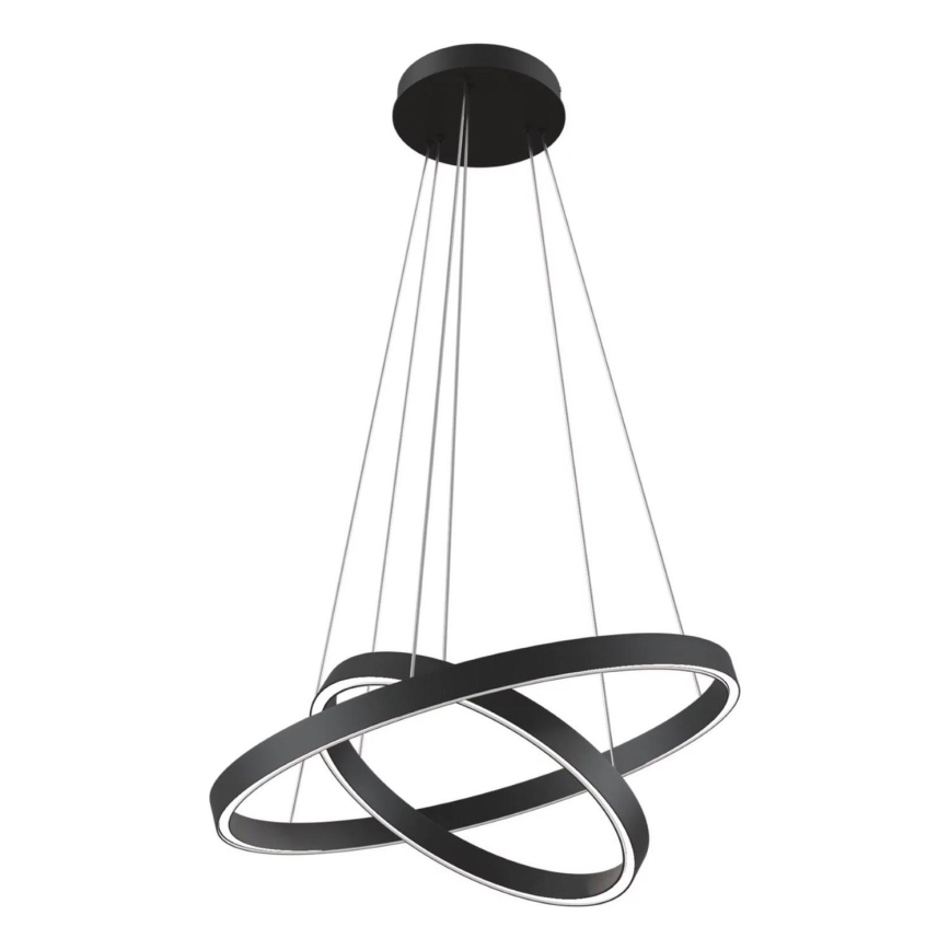 Maytoni MOD058PL-L55B3K - LED Пендел RIM LED/61W/230V 3000K Ø 60 см черен