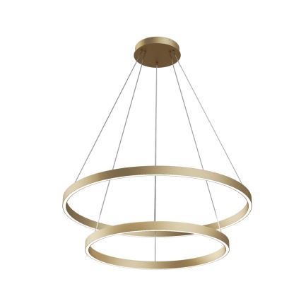 Maytoni MOD058PL-L74BS3K - LED Пендел RIM LED/88W/230V 3000K Ø 80 см златист