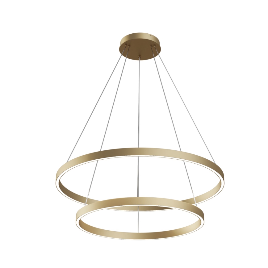 Maytoni MOD058PL-L74BS3K - LED Пендел RIM LED/88W/230V 3000K Ø 80 см златист