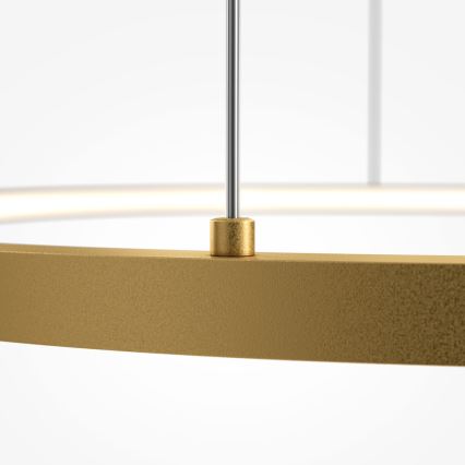 Maytoni MOD072PL-L36BSK1 - LED Пендел GLINT LED/36W/230V златист Ø 80 см