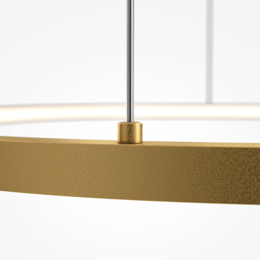 Maytoni MOD072PL-L36BSK1 - LED Пендел GLINT LED/36W/230V златист Ø 80 см