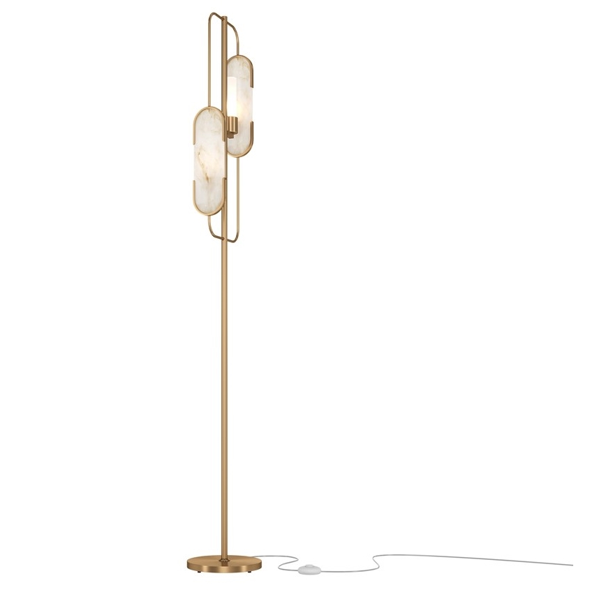 Maytoni MOD099FL-02G - Лампион MARMO 2xG9/40W/230V